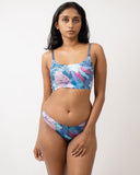 Flora - No Show Printed Thong