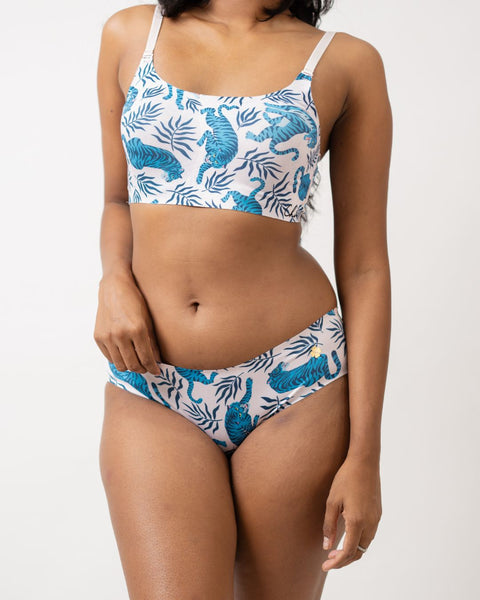 Tigress - No-show Printed Hipster